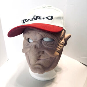 Zagone Studios Creepy Old Man Mask rubber I love bingo hat funny scary joke